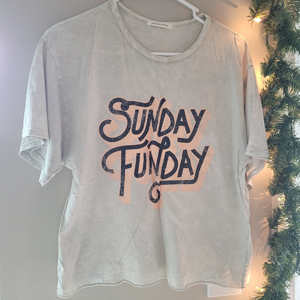 Sunday Funday Beachy Tee